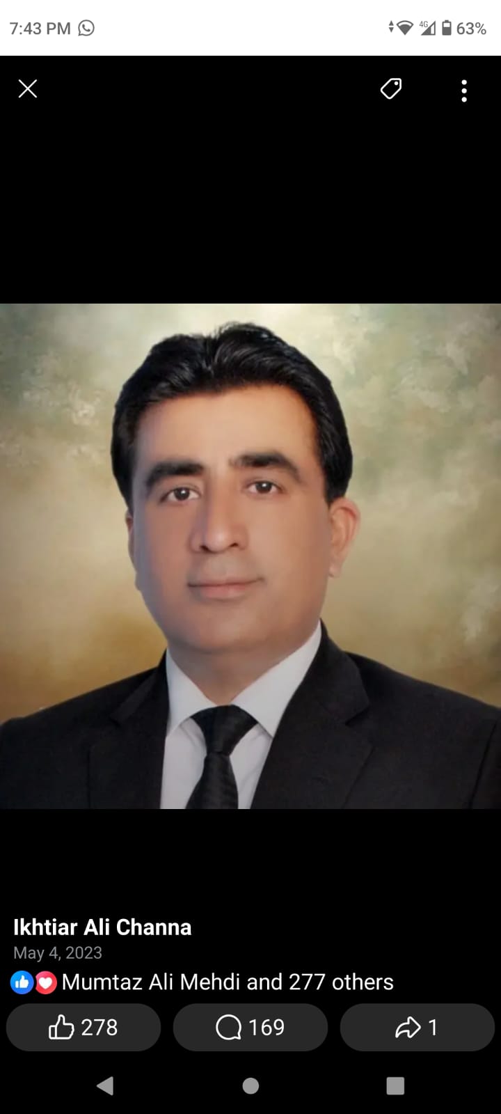 Mr. Ikhtiar Ali Channa
